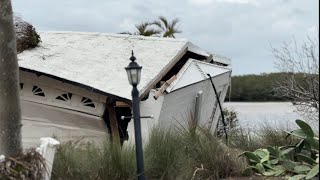 Siesta Key Florida In Ruins After Second Hurricane Storm Surge Again Aftermath [upl. by Mukul561]