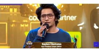 Raghav Chaitanya won filmfare award for best playback singer😍🤩 [upl. by Amias600]