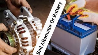 Distinguish Between BAD Battery vs Alternator [upl. by Htiekram]