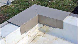 HOW TO INSTALL METAL COPING [upl. by Nanfa]