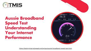 Aussie Broadband Speed Test Understanding Your Internet Performance [upl. by Finnegan476]