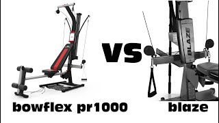 Bowflex pr1000 vs Bowflex Blaze home gym and how to put more weight [upl. by Malan86]