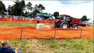 🐴HORSE PULLING COMPETITION Horse Pulling Contest Draft Horse Pull [upl. by Llecram]