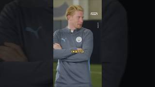 DE BRUYNE disagrees with DOKU over PACE ⚡️ football soccer shorts [upl. by Hoagland]