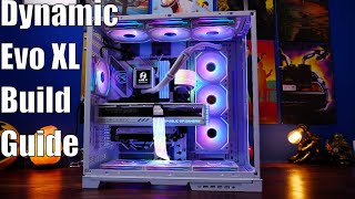 Lian Li Dynamic Evo XL indepth build guide step by step standard build [upl. by Hogle979]