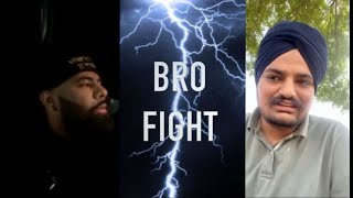 Sidhu Moose Wala face to face with Sunny Malton  Sidhu Moose Wala fight with Sunny Malton Byg Byrd [upl. by Larok]