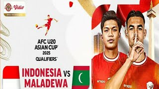 LIVE STREAMING INDONESIA VS MALADEWA AFC ASIAN U20 CUP QUALIFIERS 2025 [upl. by Aisad]