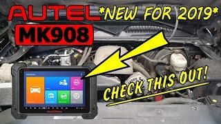 Autel MaxiCOM MK908 Scanner Review and GM Code P0172 P0175 Repair New For 2019 MK908P [upl. by Shwalb]