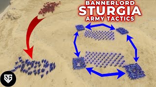 How To Beat ANY Army With Sturgia  Bannerlord Army Tactics Guide [upl. by Ulyram]