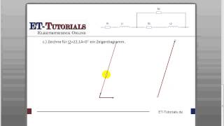 Zeigerdiagramm für die Wechselspannungsaufgabe [upl. by Eibbed]