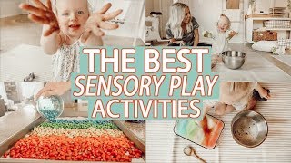 EASY amp EDUCATIONAL SENSORY PLAY ACTIVITIES 2019 [upl. by Rab993]