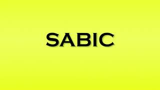 Pronunciation of SABIC [upl. by Junna]