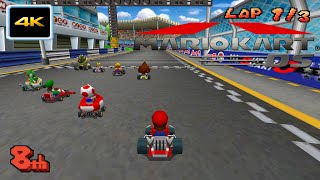 MelonDS 093  Mario Kart DS 4K UHD Widescreen 60FPS  NDS Emulator PC Gameplay [upl. by Ilenay]