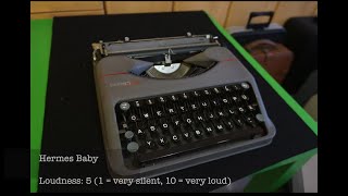 19 different typewriters  sound comparison [upl. by Ybot]