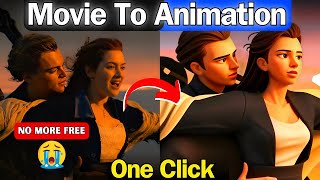 Movies ko Cartoon me Convert karke Upload karo  Domo AI Video Generator Tutorial [upl. by Asiela]