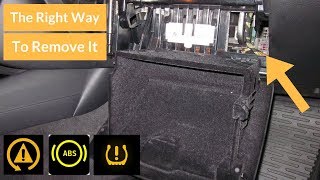 REMOVING TIRE PRESSURE LIGHT FOREVER E90E91E92E93 [upl. by Aisayt585]