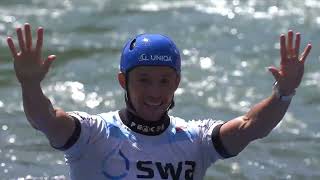 Highlights Mens Canoe Slalom Final  2023 ICF CanoeKayak Slalom World Cup Augsburg Germany [upl. by Annawit]