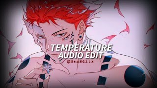 Temperature  Sean Paul Edit Audio Instrumental [upl. by Feltie]