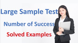 Large Sample Test of Hypothesis  Test of significance of Number of Success  Statistics for All [upl. by Aelegna]