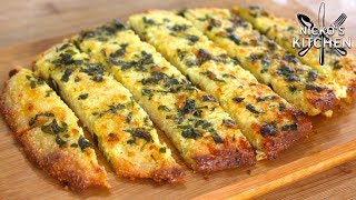 Garlic Bread  Low Carb Keto Diet Fast Food [upl. by Yvor]