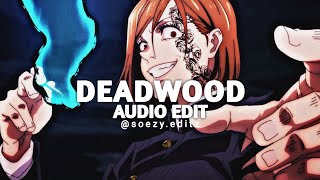 Deadwood  Really slow motion edit audio [upl. by Felike]