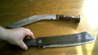 Rambo machete or Kukri [upl. by Eibur128]