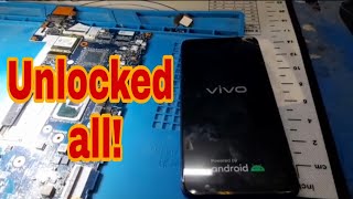 VIVO V15  Password PatternFRP Unlocked By Unlocktool [upl. by Nymzaj]