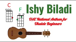 Ukulele play along 2020  Ishy Bilady [upl. by Akinahc205]