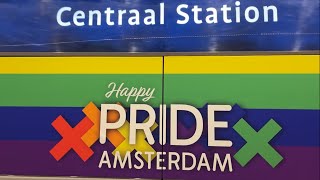 Pride Walk Amsterdam 2024  AMSTERDAM CITY Walks  Happy Pride 2024 ☀️ [upl. by Franky831]