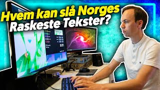 Skriver du fortere enn Norges raskeste tekster [upl. by Christis]