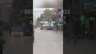 🇪🇸 November 4 2024 Massive floods Castelldefels of the Barcelona Province Spain [upl. by Anailli945]