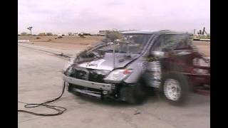 Toyota Scion XA  2004  Side Crash Test  NHTSA  CrashNet1 [upl. by Stacey]