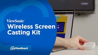 myViewBoard ViewSonic Wireless Screen Casting Kit [upl. by Friedrich]