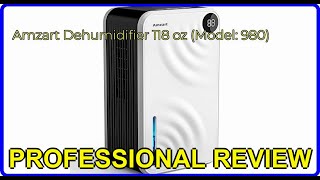 REVIEW  Amzart Dehumidifier 118 oz Model 980 – important information [upl. by Pinckney]