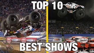 Monster Jam Top 10 BEST Shows Of All Time [upl. by Viradis]