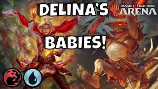 PRISMARI 2022  DELINAS GOBLINS  MTG Arena  BEST DampD DECKS STANDARD PLATINUM BO1 [upl. by Yejus]