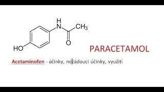 Paracetamol  účinky nežádoucí účinky a využití [upl. by Litnahc431]