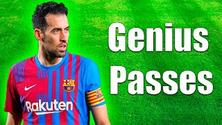 Busquets and his brilliant passes [upl. by Enaywd]