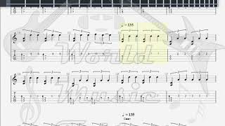 Iron Maiden The Clansman GUITAR 2 TAB [upl. by Lehsreh]