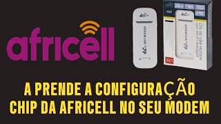 Como configurar modem Wifi 4G LTE para funcionar com africell [upl. by Ezekiel]