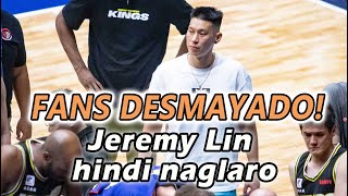 FANS DESMAYADO Jeremy Lin hindi nag laro sa EASL Final Four Cebu [upl. by Gilges]