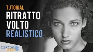 Come realizzare un ritratto realistico con la tecnica del Chiaroscuro  Tutorial HD [upl. by Nimesh]