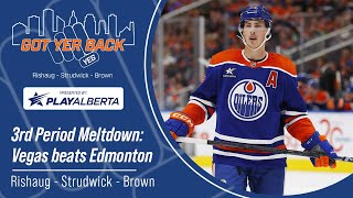 3rd Period Meltdown Vegas beats Edmonton [upl. by Burrill]