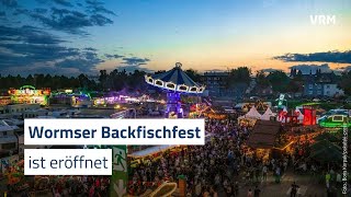 Backfischfest in Worms ist eröffnet [upl. by Gersham]