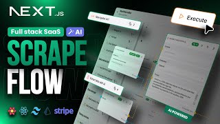 Full stack SaaS ScrapeFlow NextJs course with React Typescript  ReactFlow Prisma ReactQuery [upl. by Secilu]