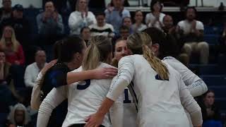 Volleyball vs DYouville NCAA First Round 1252024 [upl. by Eivlys]