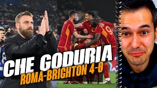 Che GODURIA la Roma di De Rossi 🥳 RomaBrighton 40 [upl. by Hart]