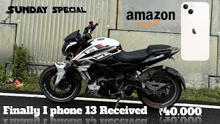 Finally I phone 13 delivere ho Gaya fully modified Ns 125 [upl. by Abdel]