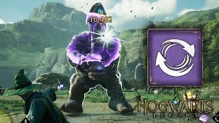 FLIPENDO Does this against TROLL in HOGWARTS LEGACY [upl. by Nerol]