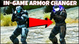 INGAME ARMOR CHANGER  MCC MOD SHOWCASE  TUTORIAL [upl. by Lahsiv773]